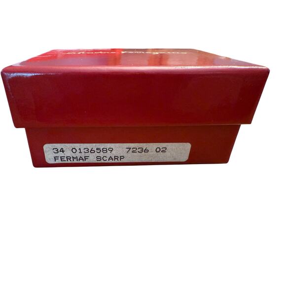 Salvatore Ferragamo Silver Scarf Ring Luxury Fashion Made in Italy - Picture 4 of 5